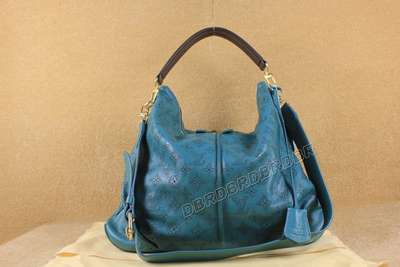 Discount Louis Vuitton Handbags Monogram Mahina M93987 blue Wholesale