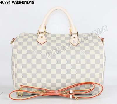 Discount Louis Vuitton Handbags Damier Azur Canvas 40391 white Damier azur Wholesale