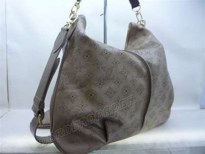 discount louis vuitton handbags monogram mahina m93987 gray wholesale