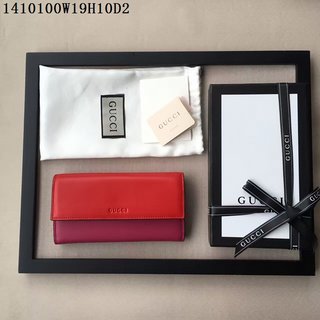 Gucci Wallet 1410100 red purple 35712