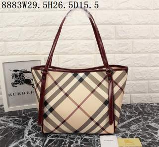 Burberry 8883 plaid with wine red belt 39601